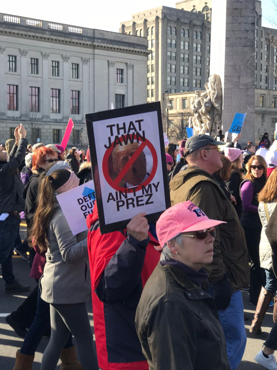 Philly Women's March 2018 - That <a class="bx-tag" rel="tag" href="https://wethepeople.care/page/view-channel-profile?id=1617"><s>#</s><b>jawn</b></a> ain't my prez