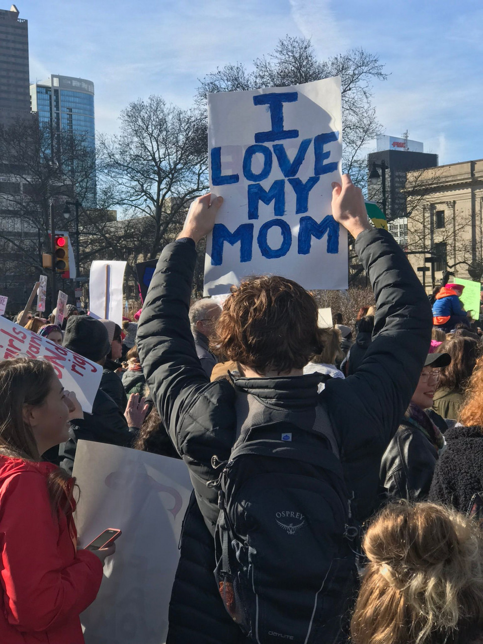 Philly Women's March 2018 - I love my mom