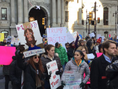 Immigrant Rights Protest - Philadelphia - February 4, 2017 - WWJD