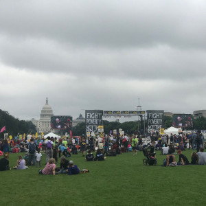 Poor People's Campaign - with Capitol behind