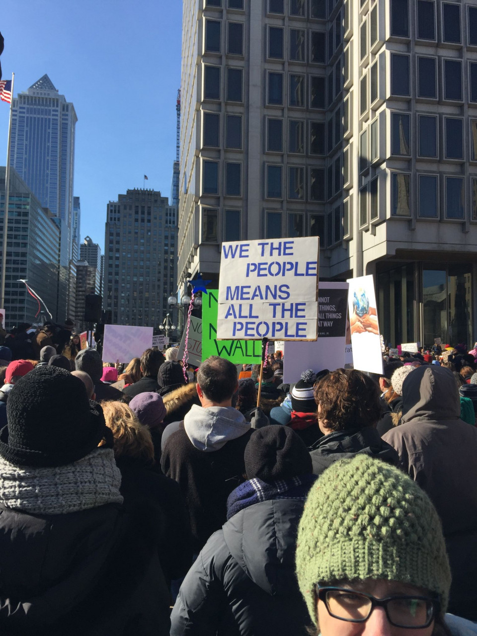 Immigrant Rights Protest - Philadelphia - February 4, 2017 We the People, Means All the People