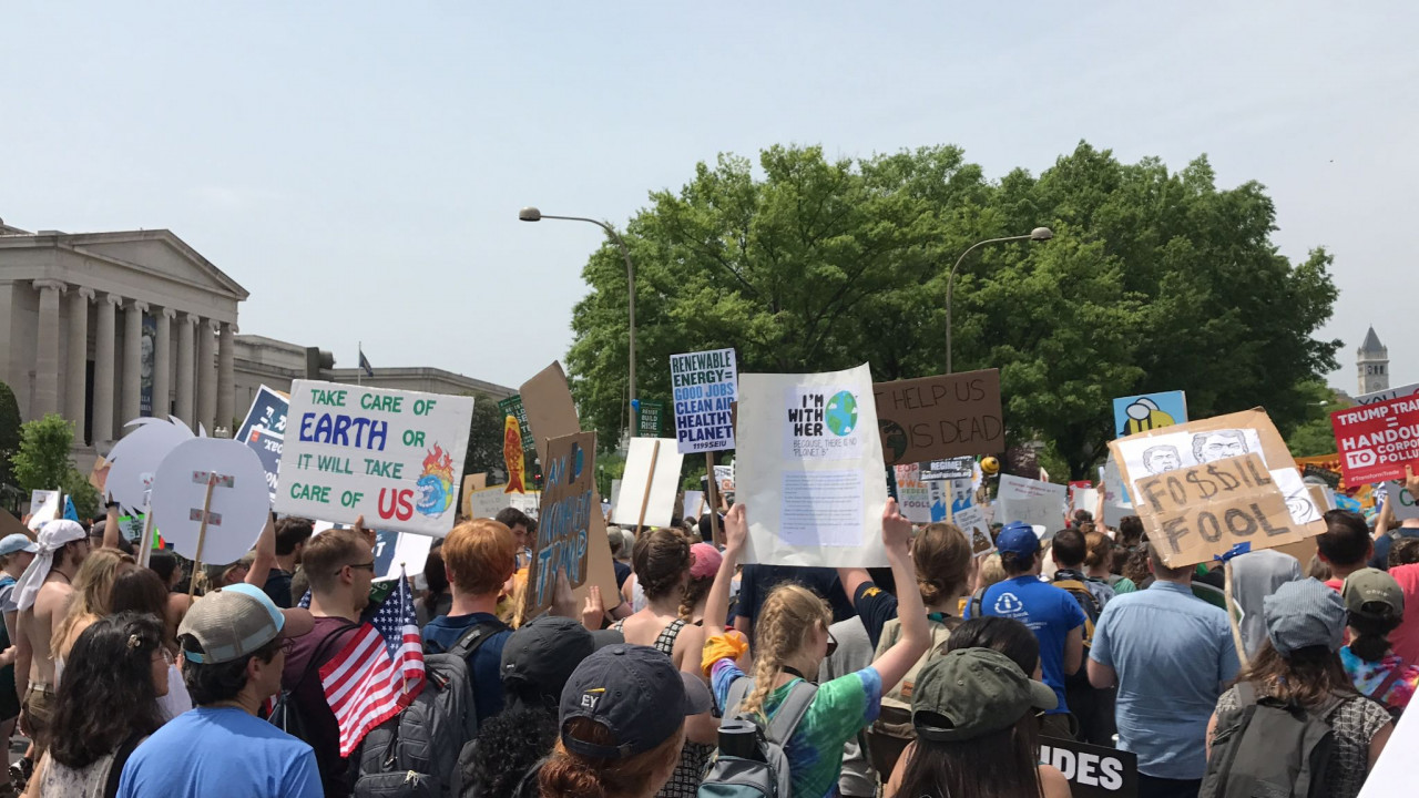 People's Climate March 2017 - In The March