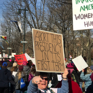 Philly Women's March 2018 - Abort the Presidency in the 1st term