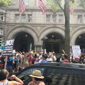 People's Climate March 2017 - In front of Trump International Hotel