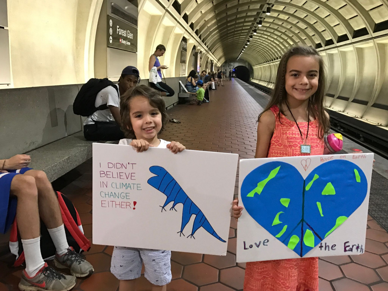 People's Climate March 2017 - On DC Metro