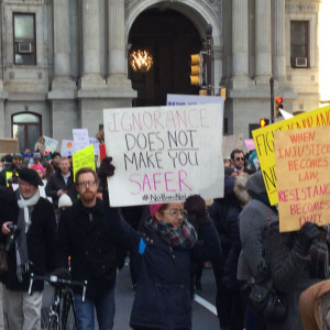Immigrant Rights Protest - Philadelphia - February 4, 2017 - Ignorance Does Not Make You Safer