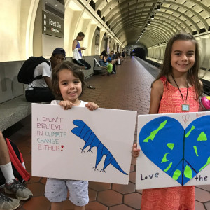 People's Climate March 2017 - On DC Metro