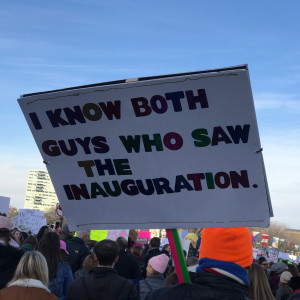 Philly Women's March 2018 - I <a class="bx-tag" rel="tag" href="https://wethepeople.care/page/view-channel-profile?id=1977"><s>#</s><b>know</b></a> both guys who saw the inauguration