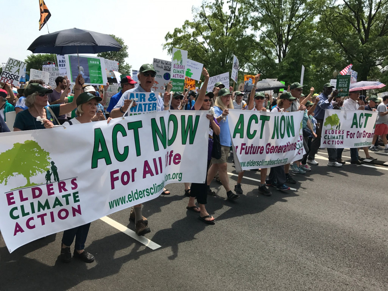 People's Climate March 2017 - Elders Climate Action - Act Now