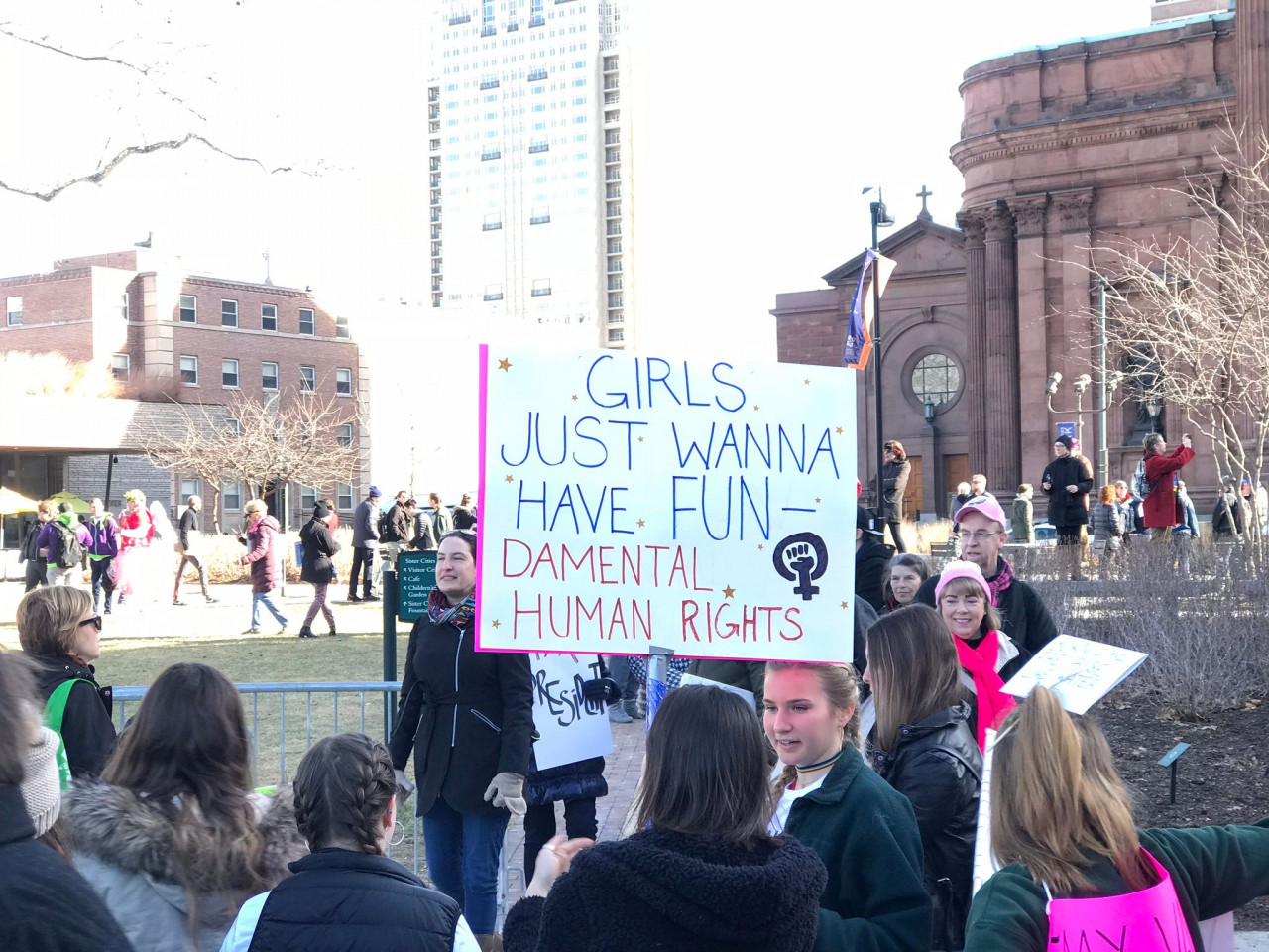 Philly Women's March 2018 - Girls Just Want to Have Fundamental Rights