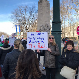 Philly Women's March 2018 - The only <a class="bx-tag" rel="tag" href="https://wethepeople.care/searchKeyword.php?type=keyword&keyword=minority"><s>#</s><b>minority</b></a> destroying America is the rich