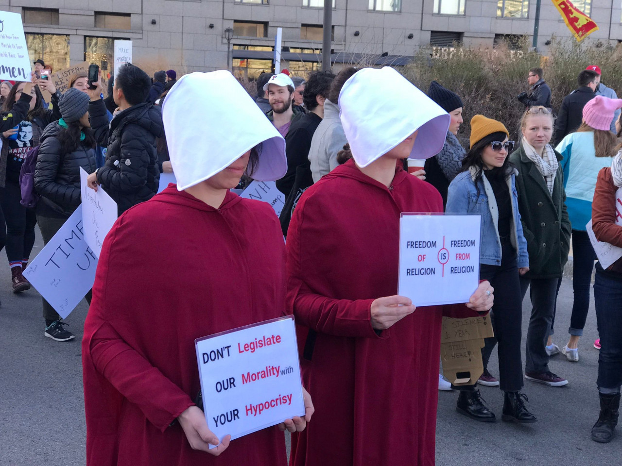 Philly Women's March 2018 - <a class="bx-tag" rel="tag" href="https://wethepeople.care/searchKeyword.php?type=keyword&keyword=freedomofreligion"><s>#</s><b>freedomofreligion</b></a> Freedom from Religion